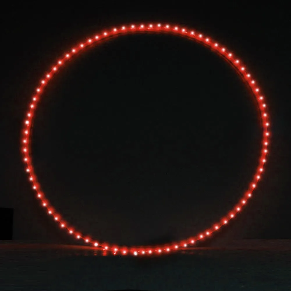 Zeekio LED 34" Hoop Rechargeable with Remote - Flow Toy - Ultra Bright Multi Color Light Up Collapsible