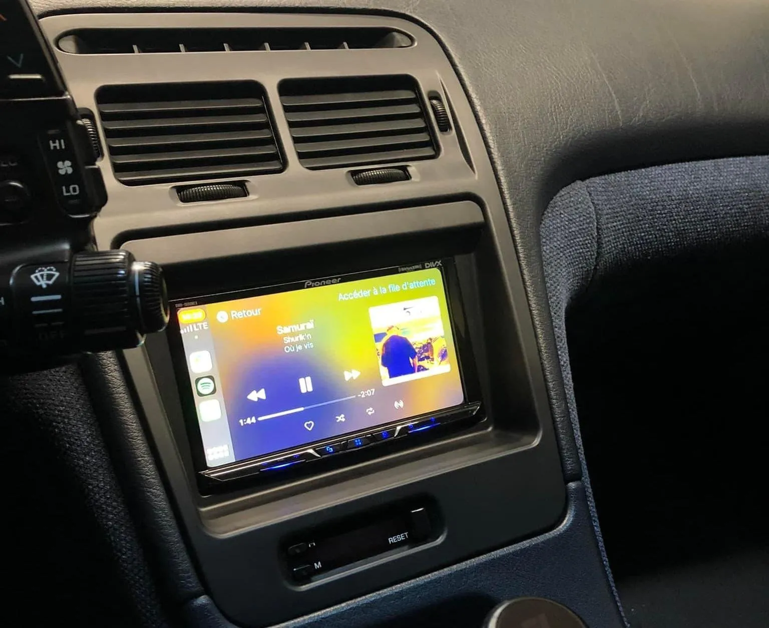 ZSPEC LHD Double-Din Radio Bezel Face-Plate for Nissan Z32 300zx, Bezel-ONLY