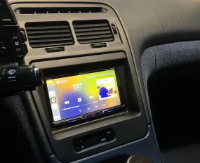 ZSPEC LHD Double-Din Radio Bezel w/Brackets for '90-99 Nissan Z32 300zx