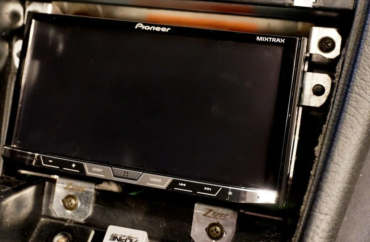 ZSPEC RHD Double-Din Radio Bezel w/Brackets for '90-99 Nissan Z32 300zx